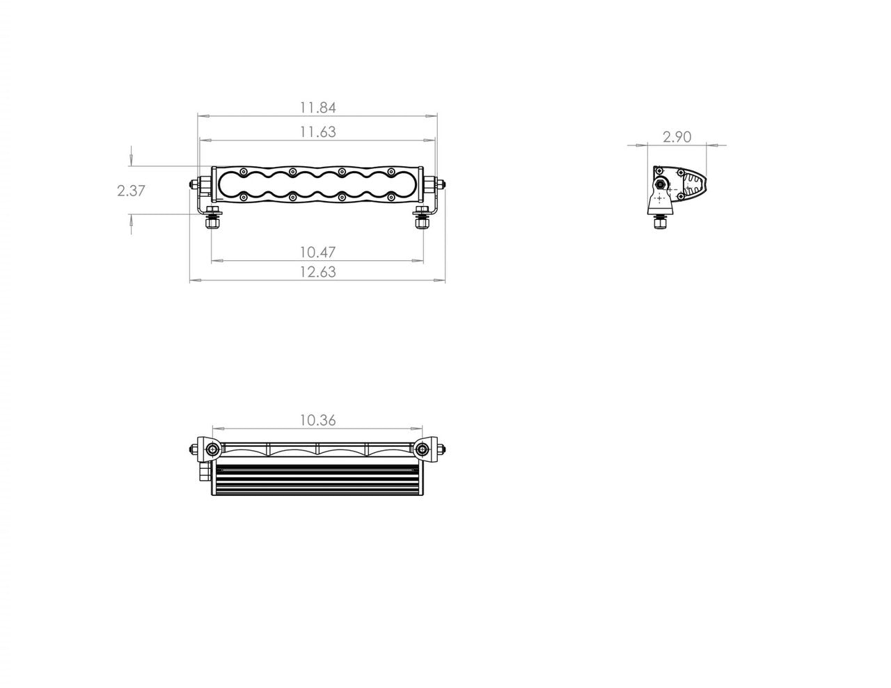 Baja - S8 Straight LED Light Bar - Universal