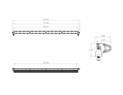 Baja - S8 Straight LED Light Bar - Universal