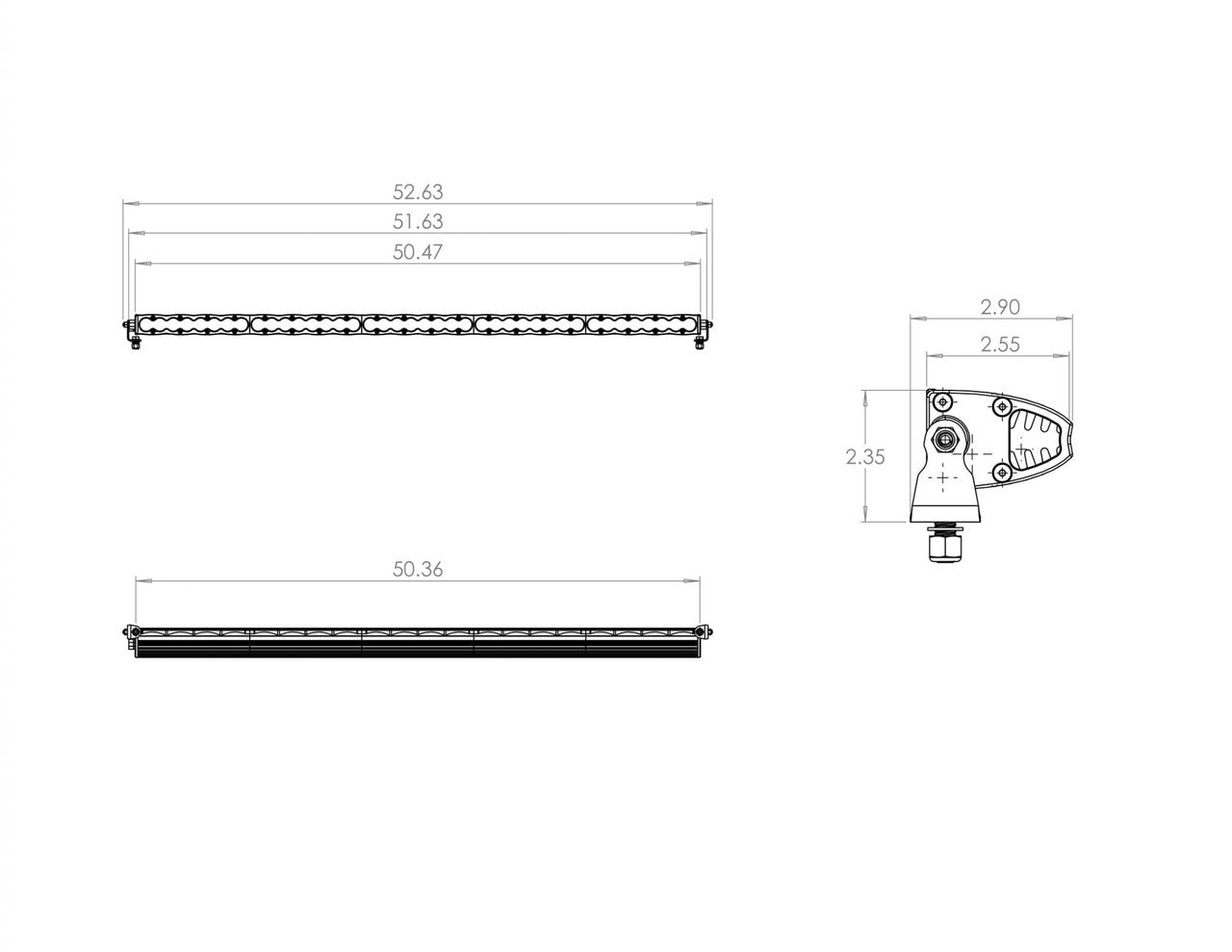 Baja - S8 Straight LED Light Bar - Universal